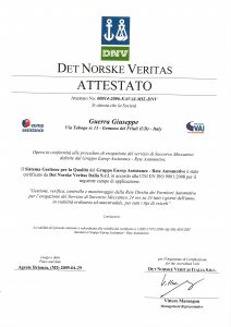 DNV_Business Assurance_Attestato 2009